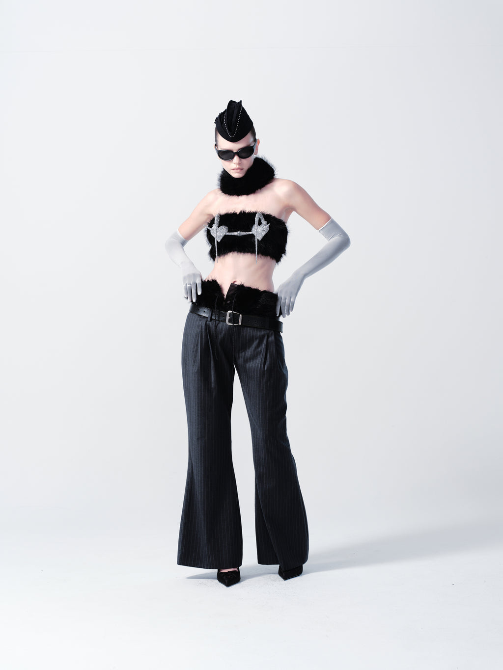 Futuristic Aesthetic 3D Printed Diamond Bra