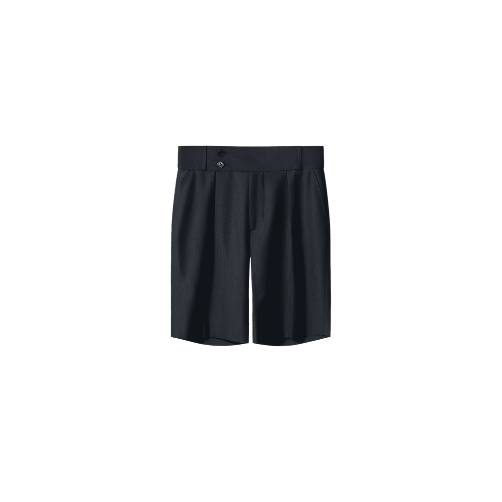 STRIPED SUIT SHORTS